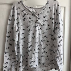 White Sheep Comfy Sleep Shirt Large